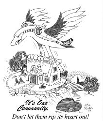 Cartoon created by Mike Rhodes of Wimbish