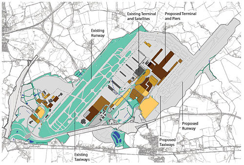 BAA Expanded Airport Buildings Map