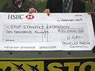 Presentation by Takeley Parish Council of £10,000 Cheque to SSE - 9 February 2009